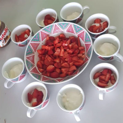 Spanisch kochen - Erdbeerschüssel